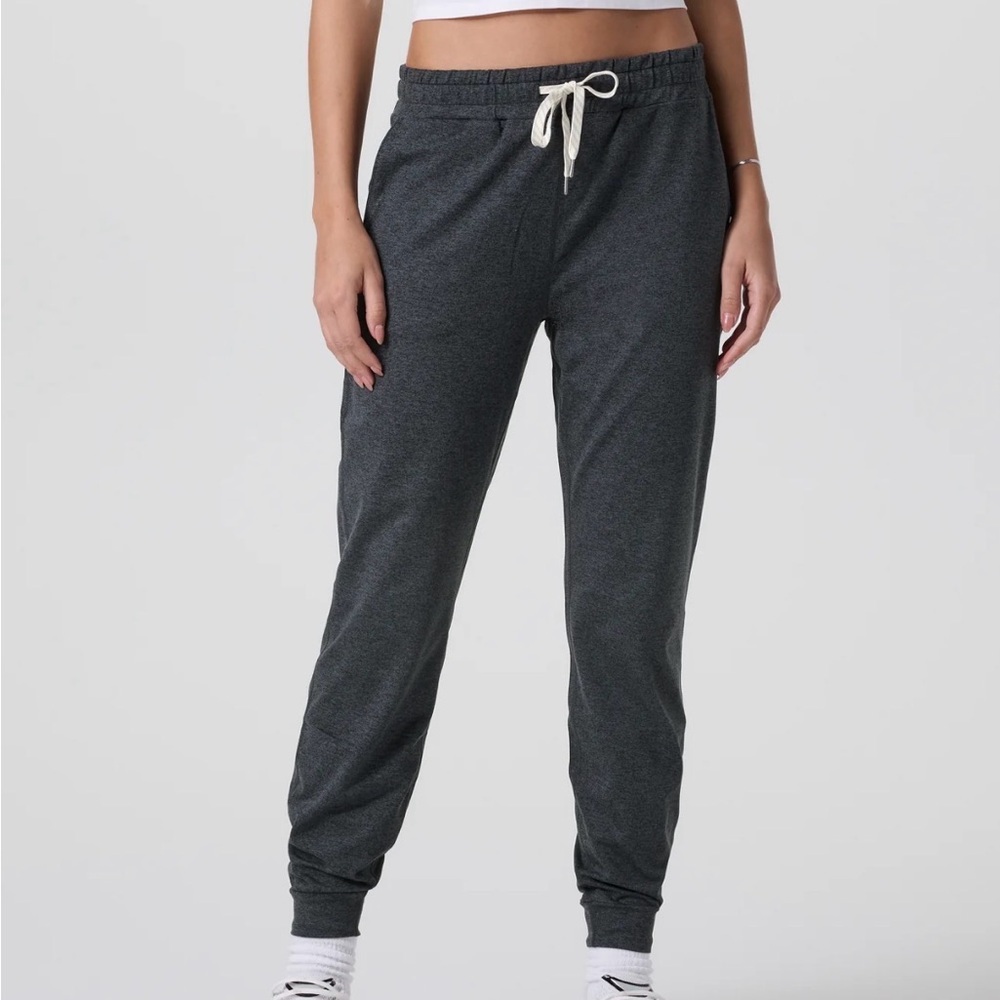 Vuori S Charcoal Performance Drawstring Jogger Sweatpants great pre owned cond - Picture 2 of 8